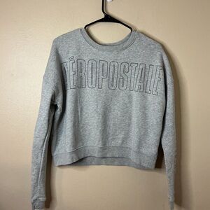 Aeropostale Heather Gray Logo Sweatshirt